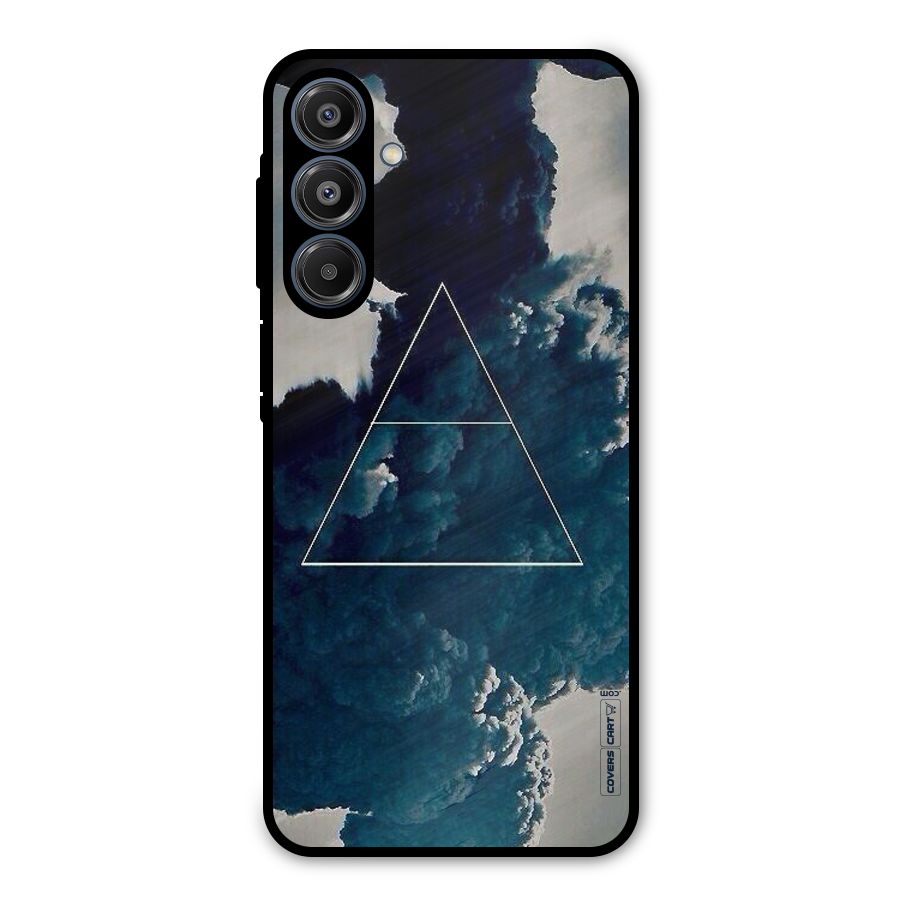Blue Hue Smoke Metal Back Case for Galaxy A16 5G
