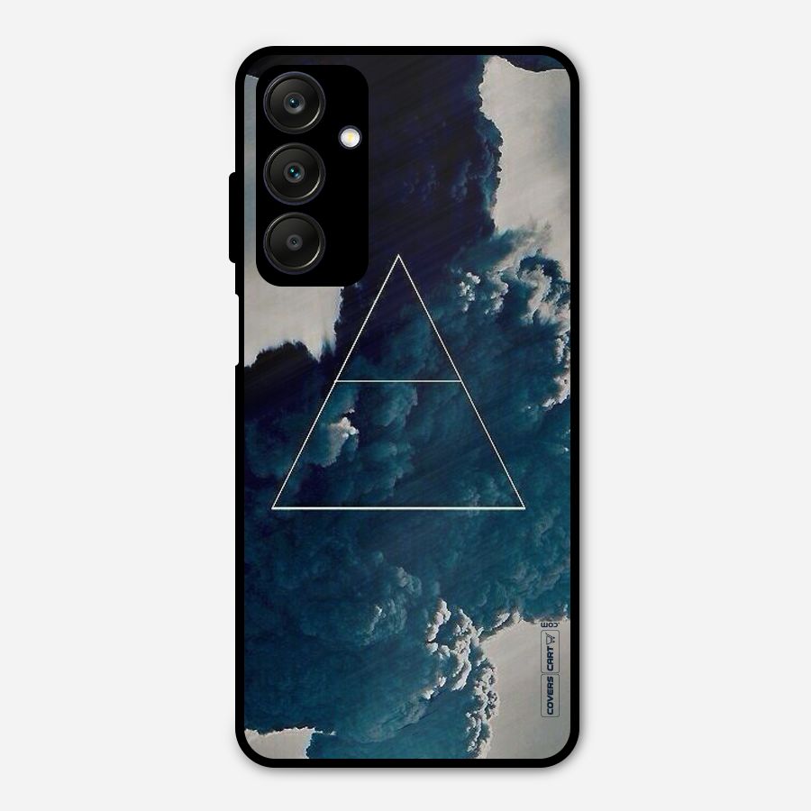 Blue Hue Smoke Metal Back Case for Galaxy A25 5G