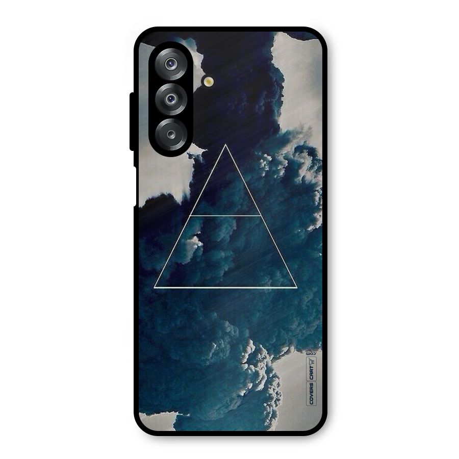Blue Hue Smoke Metal Back Case for Galaxy A26