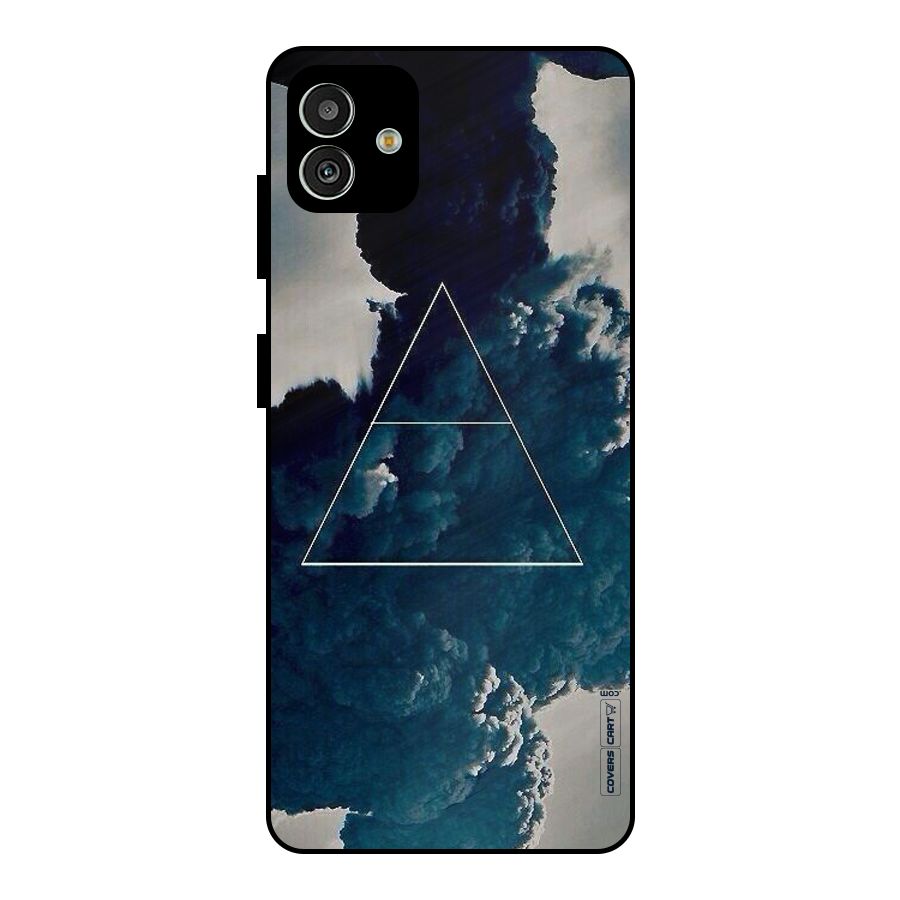 Blue Hue Smoke Metal Back Case for Galaxy M13 5G