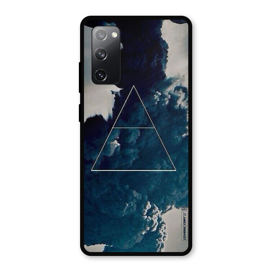 Blue Hue Smoke Metal Back Case for Galaxy S20 FE 5G