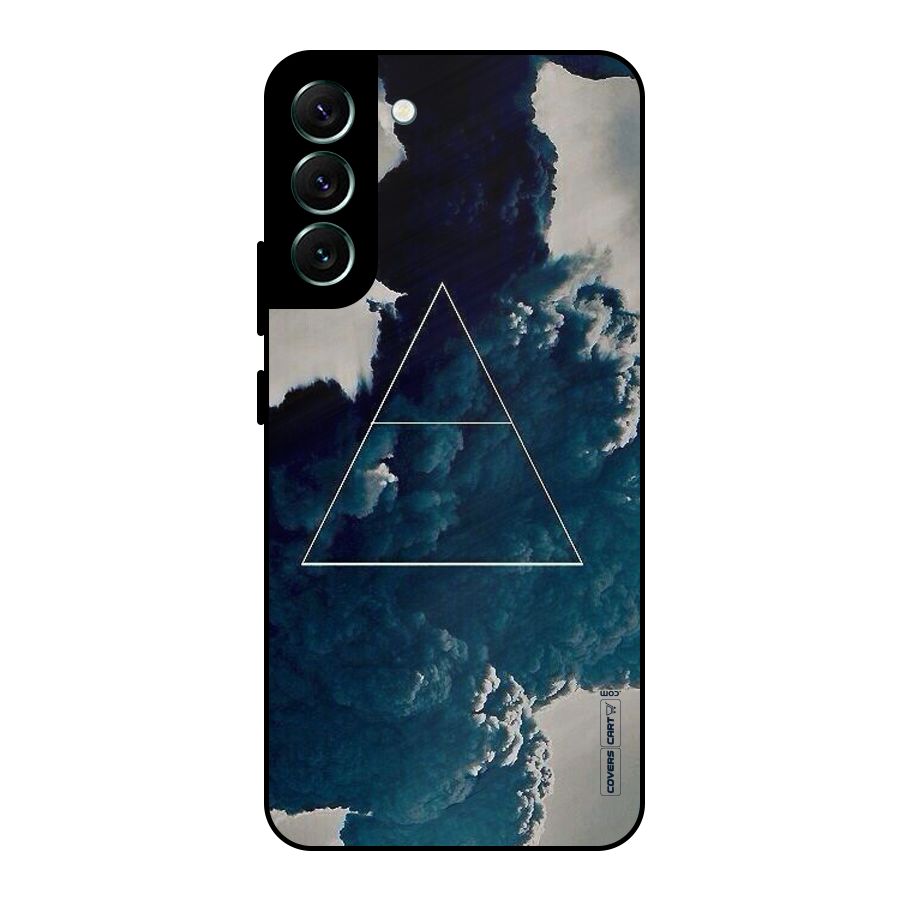 Blue Hue Smoke Metal Back Case for Galaxy S22 Plus 5G