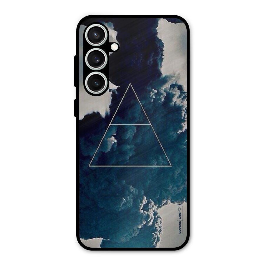 Blue Hue Smoke Metal Back Case for Galaxy S23 FE