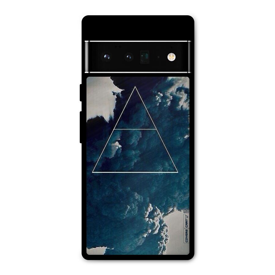 Blue Hue Smoke Metal Back Case for Google Pixel 6 Pro