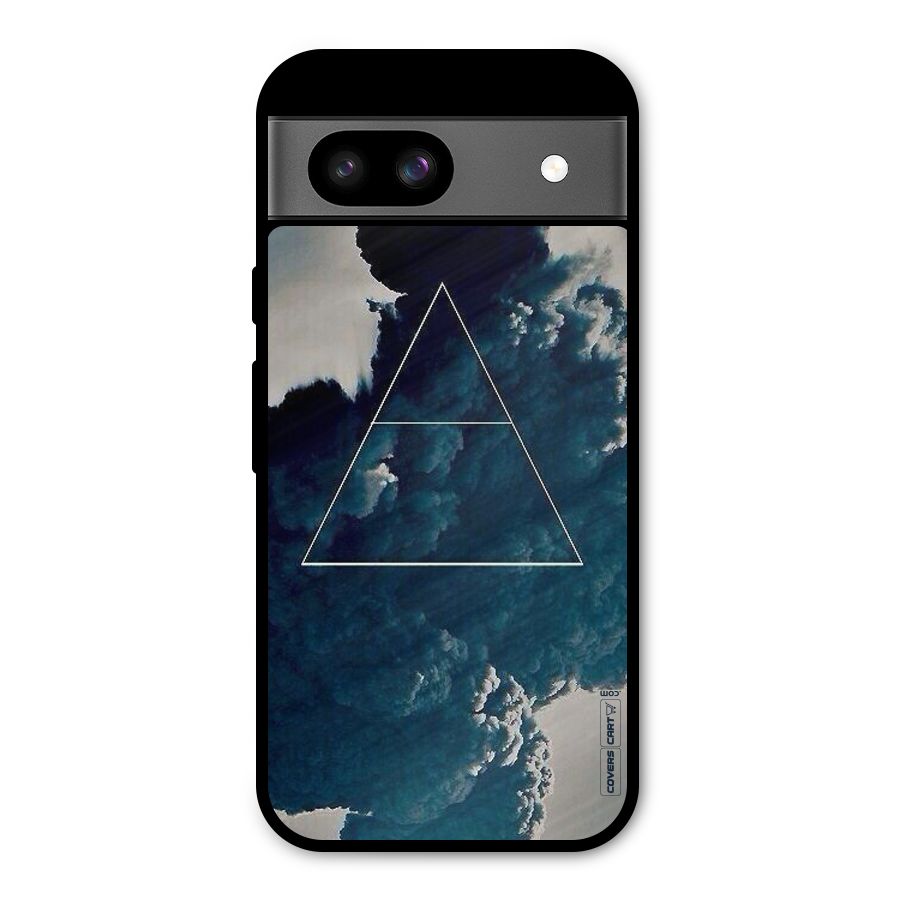 Blue Hue Smoke Metal Back Case for Google Pixel 8a