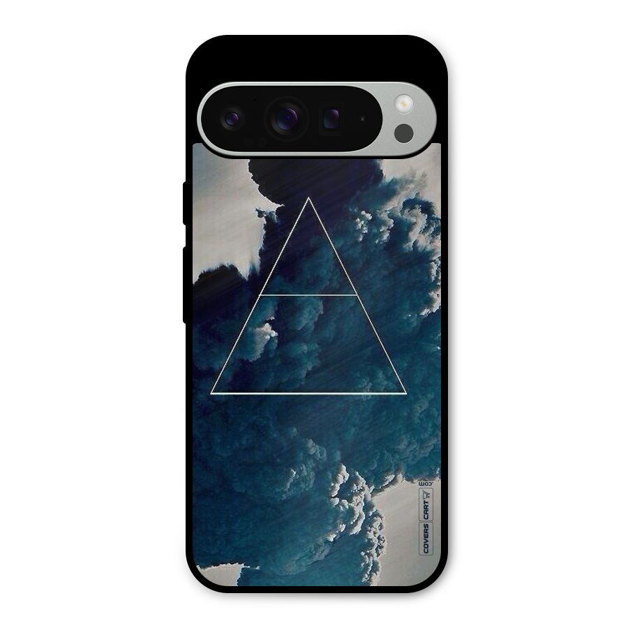 Blue Hue Smoke Metal Back Case for Google Pixel 9 Pro XL