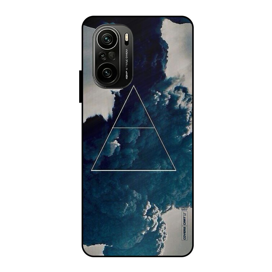 Blue Hue Smoke Metal Back Case for Mi 11x