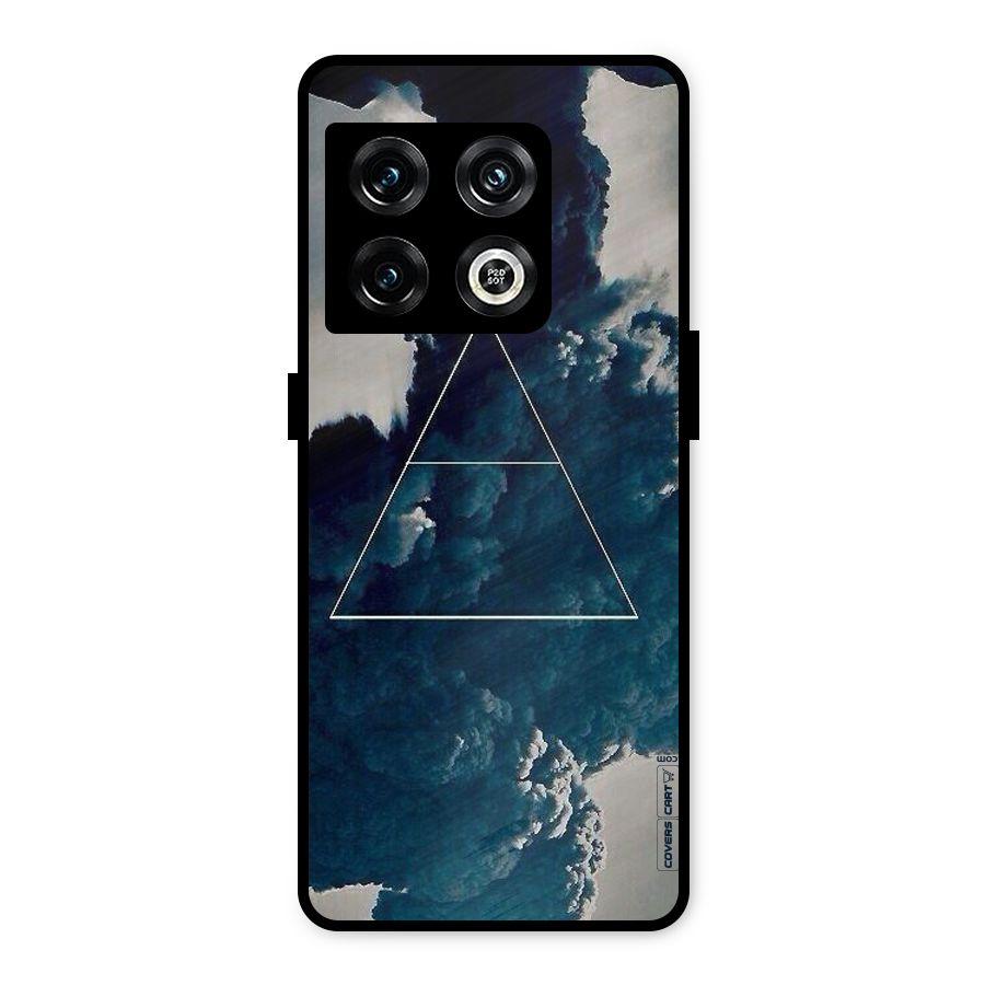 Blue Hue Smoke Metal Back Case for OnePlus 10 Pro 5G