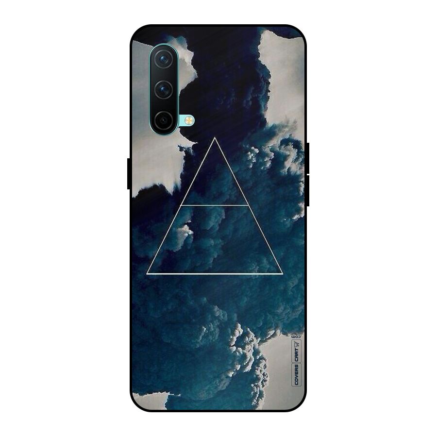 Blue Hue Smoke Metal Back Case for OnePlus Nord CE 5G