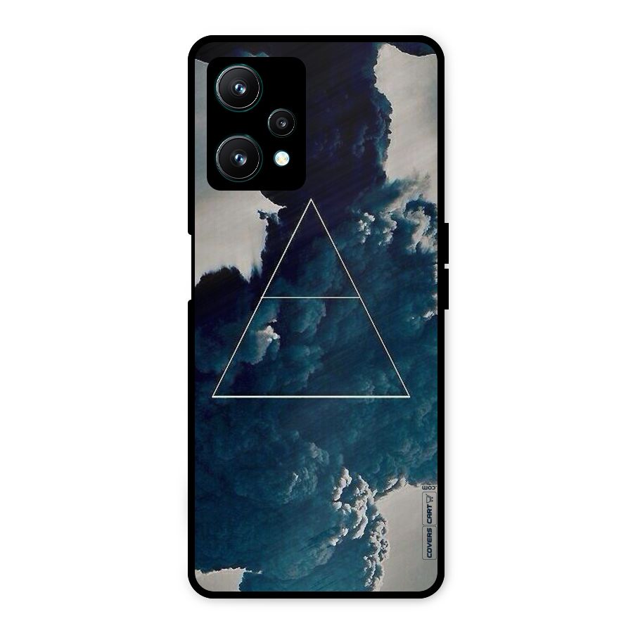 Blue Hue Smoke Metal Back Case for Realme 9 Pro 5G