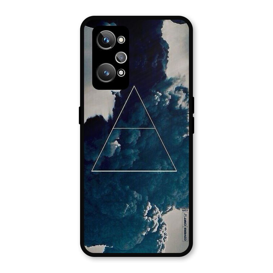 Blue Hue Smoke Metal Back Case for Realme GT Neo 3T
