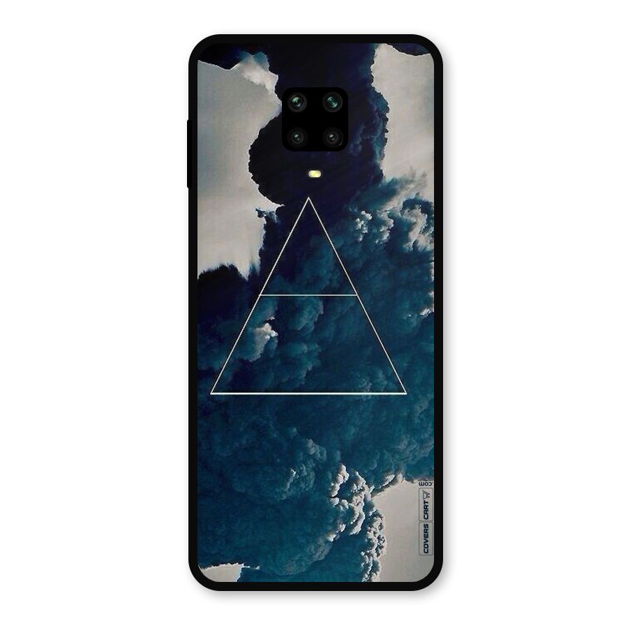 Blue Hue Smoke Metal Back Case for Redmi Note 10 Lite