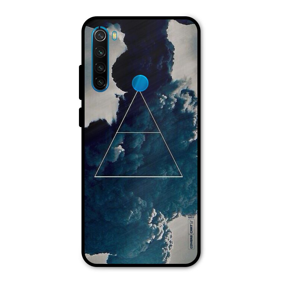 Blue Hue Smoke Metal Back Case for Redmi Note 8