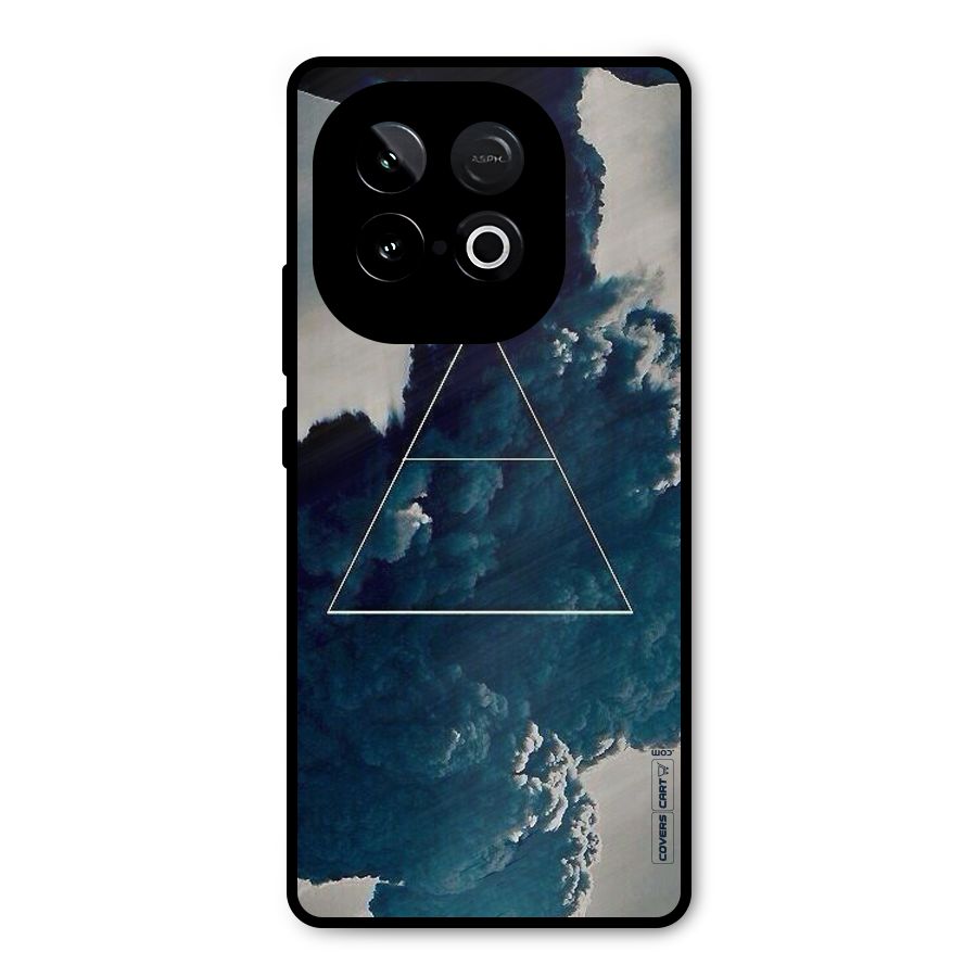 Blue Hue Smoke Metal Back Case for iQOO Neo 10