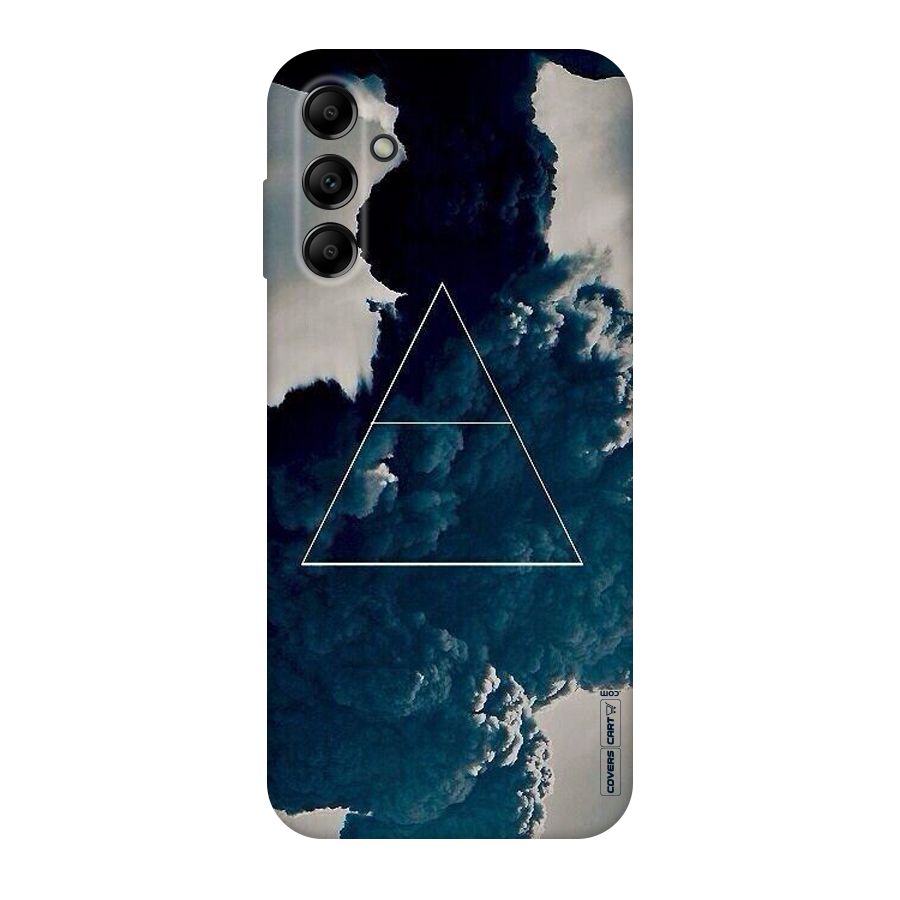 Blue Hue Smoke Original Polycarbonate Back Case for Galaxy A14 5G