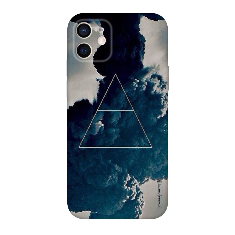 Blue Hue Smoke Original Polycarbonate Back Case for iPhone 12