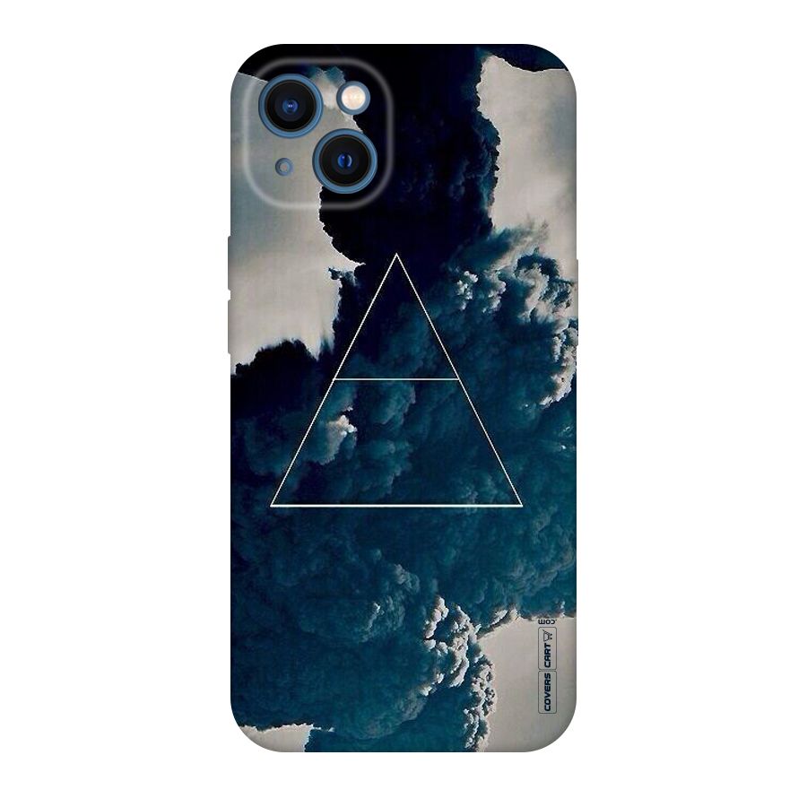 Blue Hue Smoke Original Polycarbonate Back Case for iPhone 13