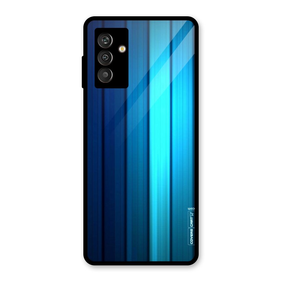 Blue Hues Glass Back Case for Galaxy M13
