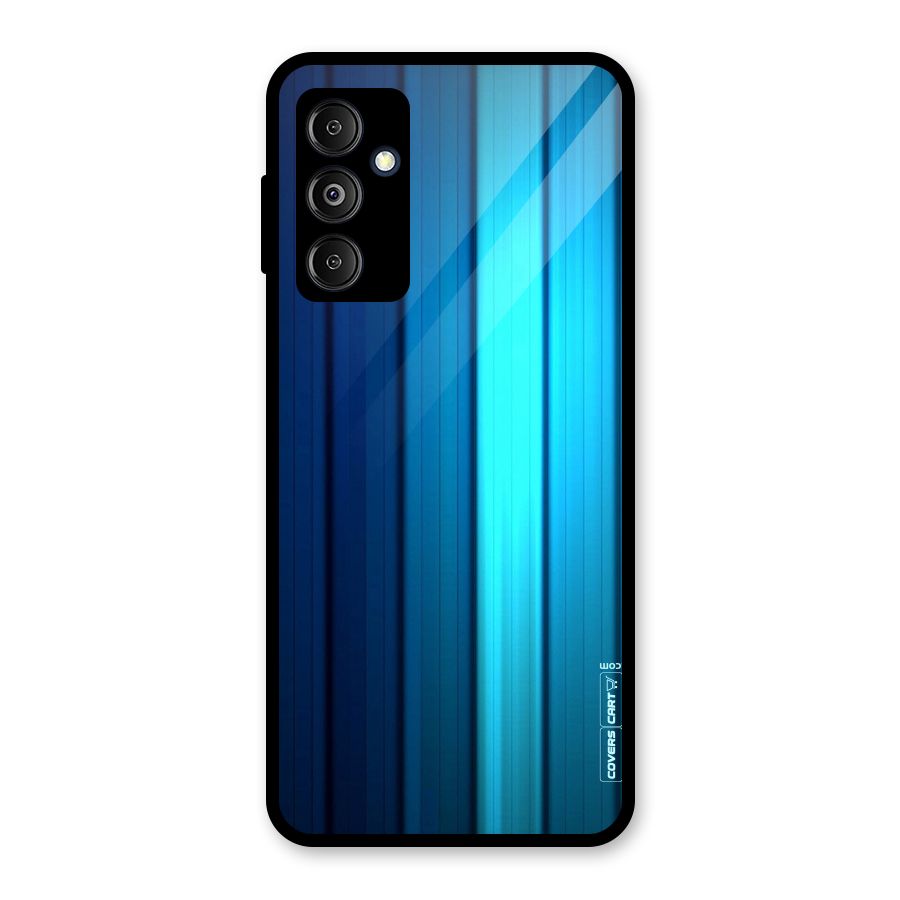 Blue Hues Glass Back Case for Galaxy M14 5G