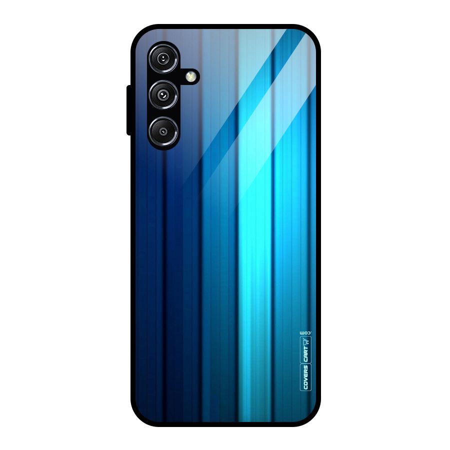 Blue Hues Glass Back Case for Galaxy M34 5G