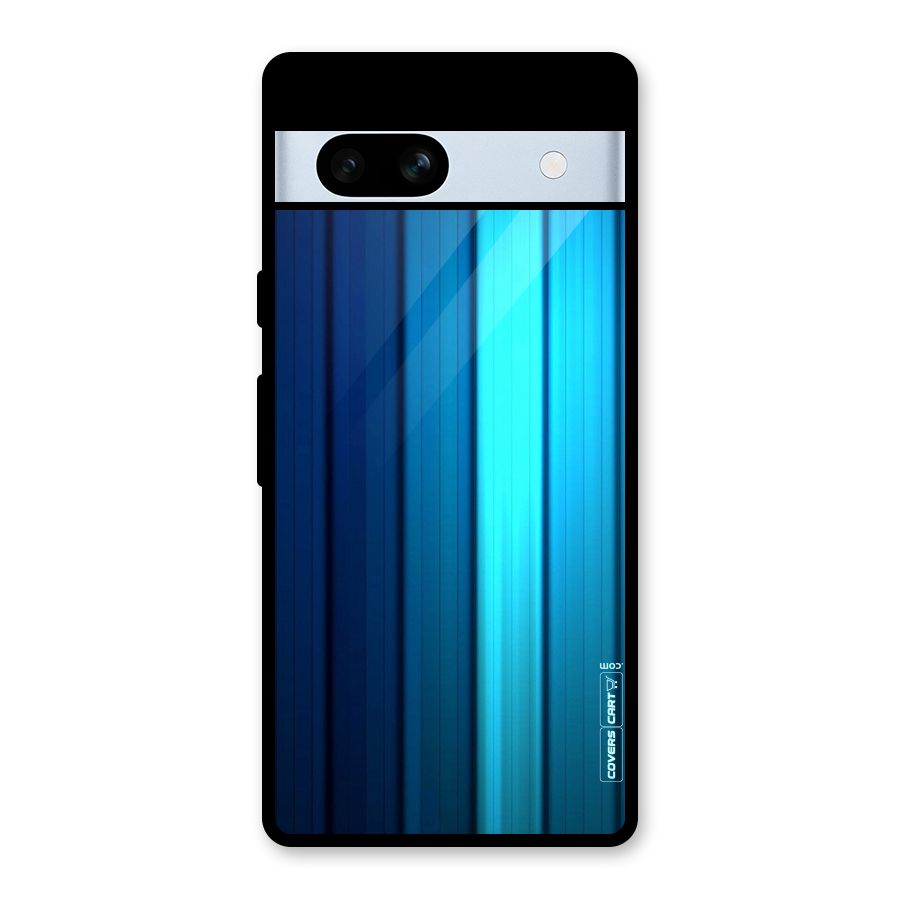 Blue Hues Glass Back Case for Google Pixel 7a