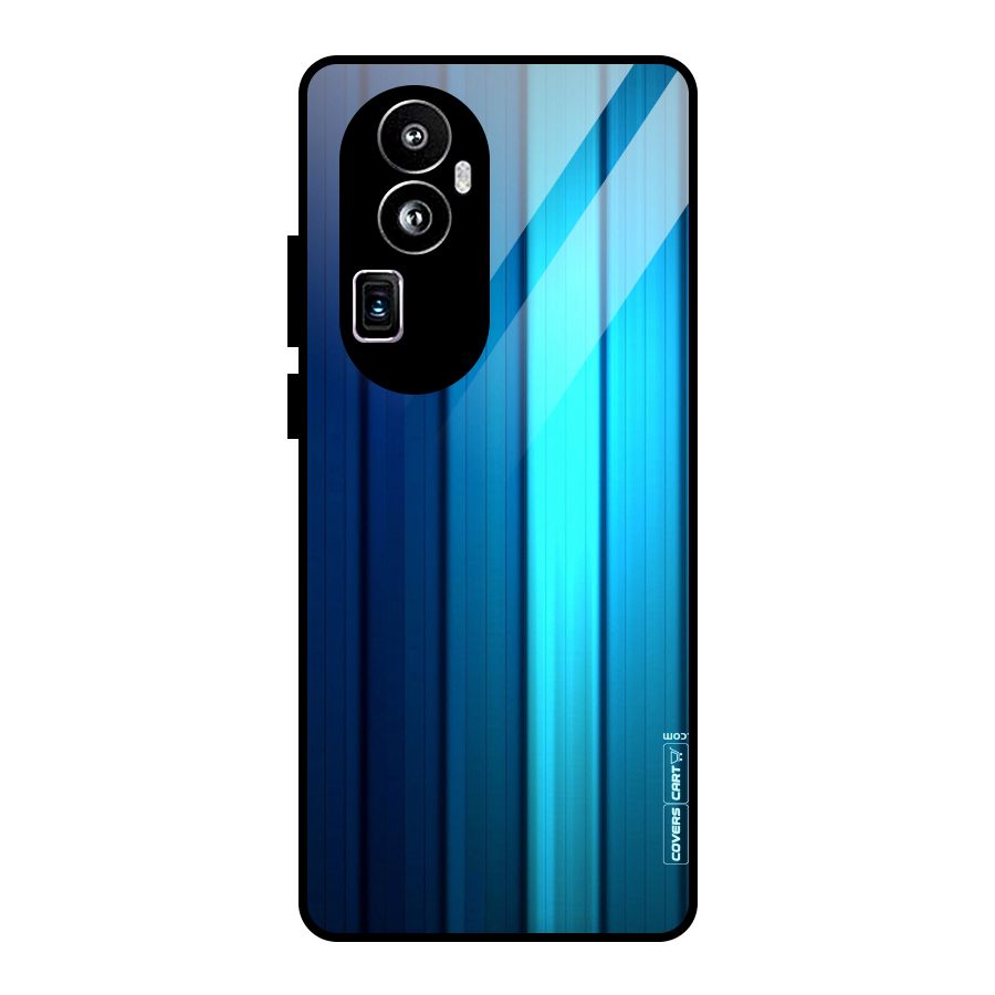 Blue Hues Glass Back Case for Oppo Reno10 Pro Plus