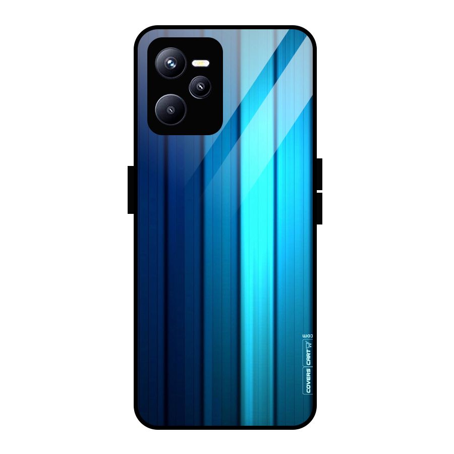 Blue Hues Glass Back Case for Realme C35