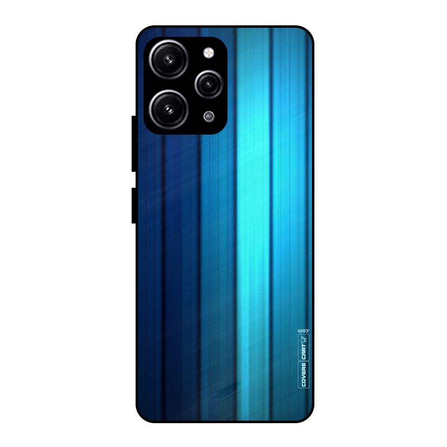 Blue Hues Glass Back Case for Redmi 12 4G