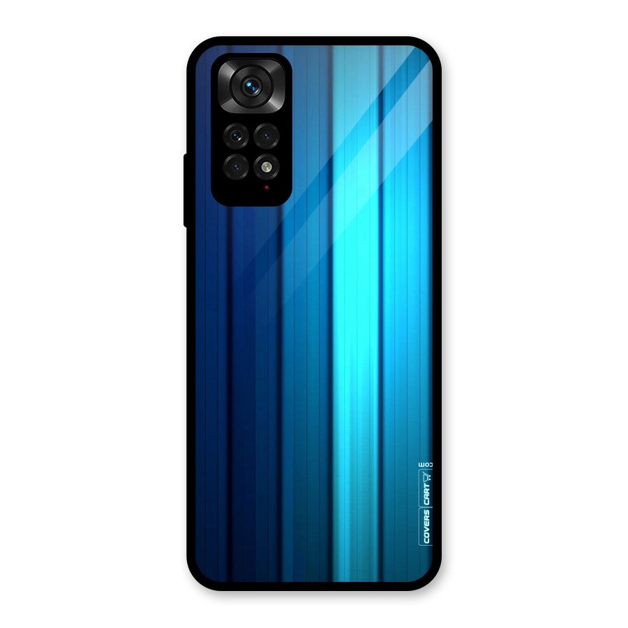 Blue Hues Glass Back Case for Redmi Note 11S