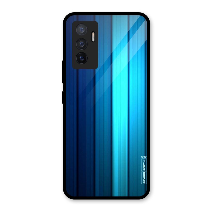 Blue Hues Glass Back Case for Vivo V23e