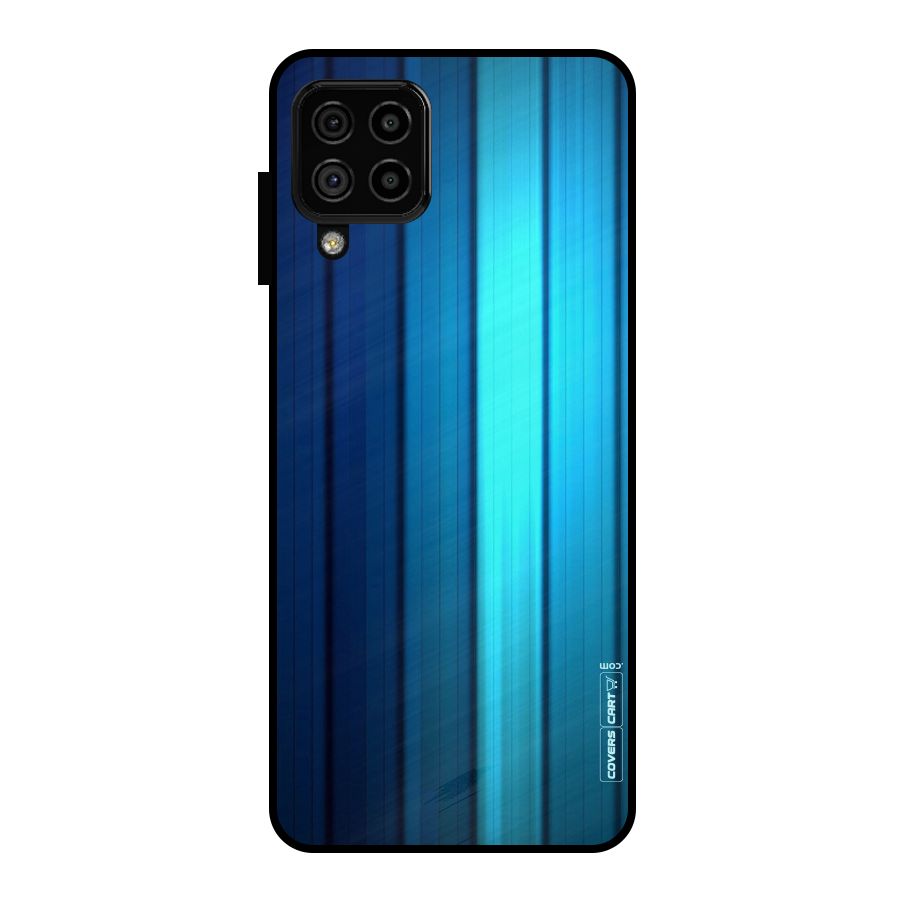 Blue Hues Metal Back Case for Galaxy A22 4G
