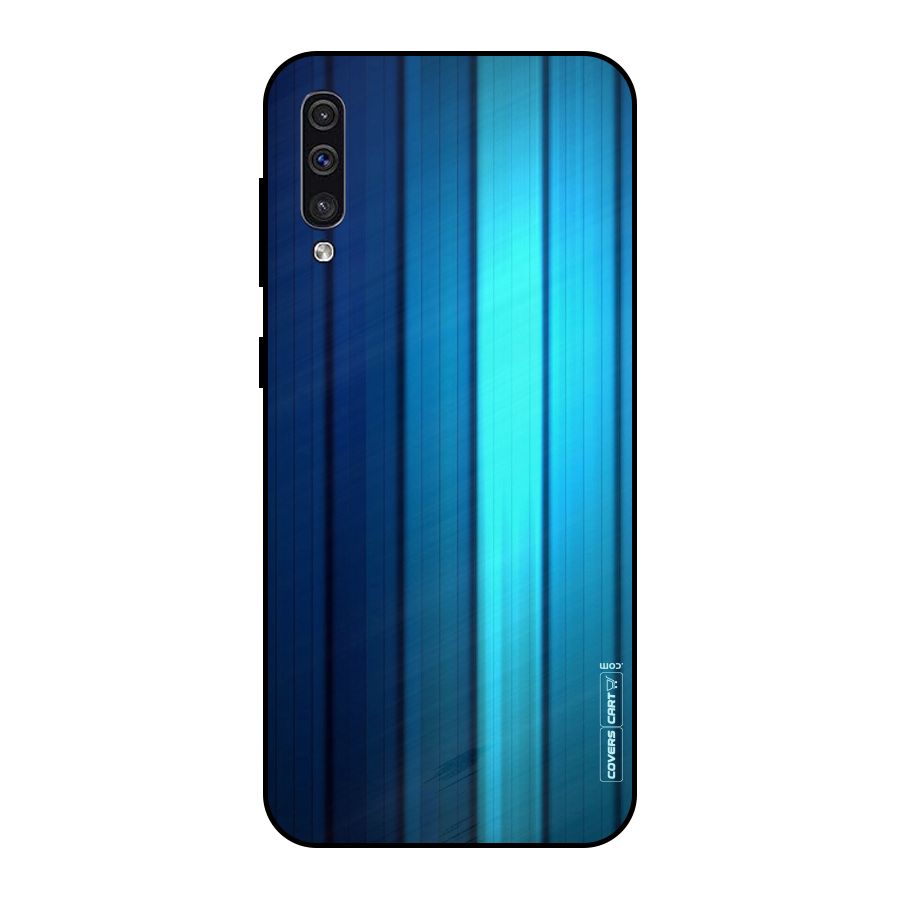 Blue Hues Metal Back Case for Galaxy A30s