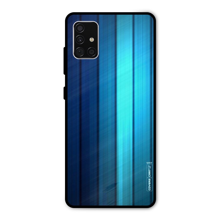 Blue Hues Metal Back Case for Galaxy A51