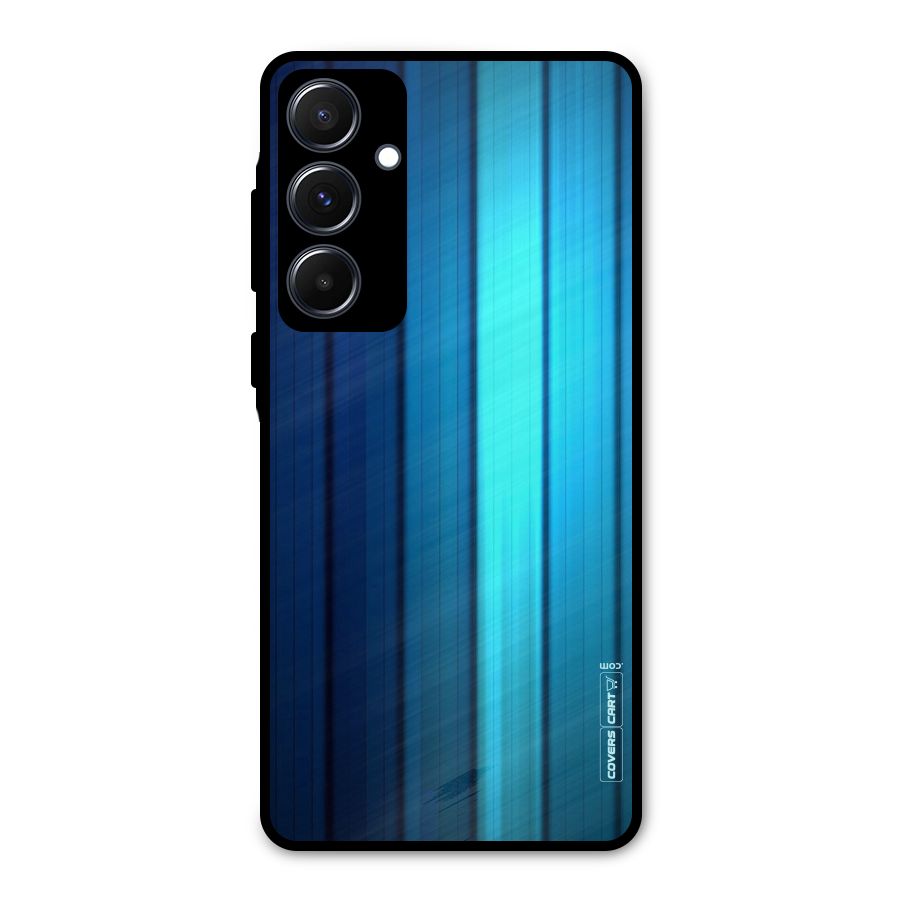 Blue Hues Metal Back Case for Galaxy A55