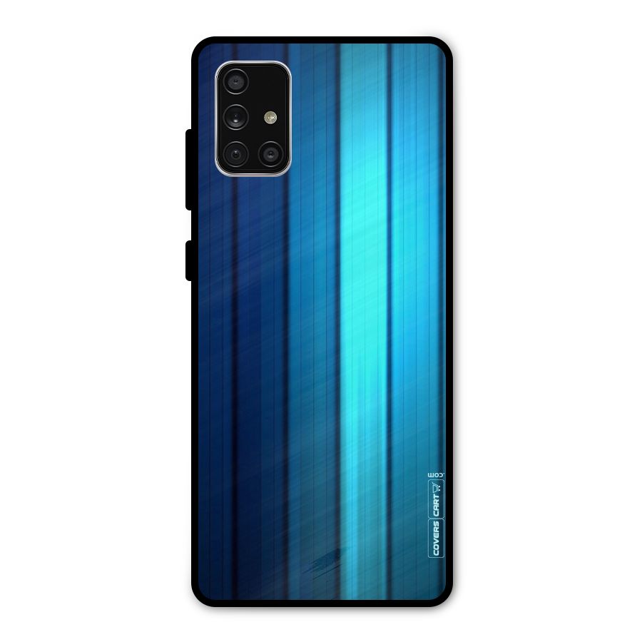 Blue Hues Metal Back Case for Galaxy A71