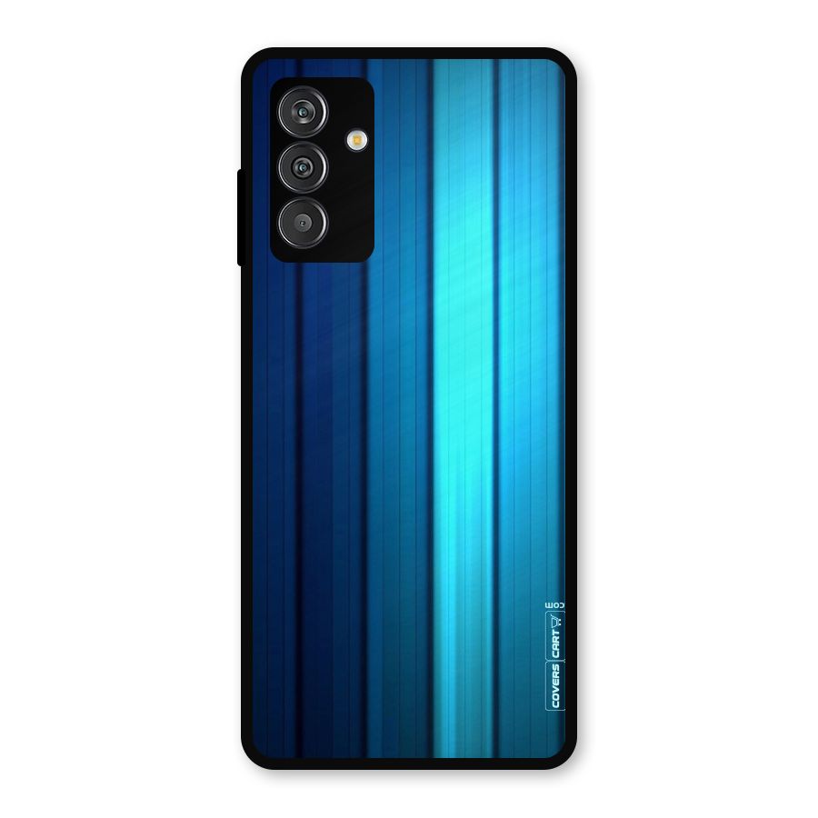 Blue Hues Metal Back Case for Galaxy F13
