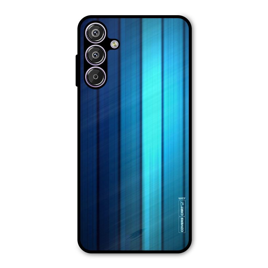 Blue Hues Metal Back Case for Galaxy M15