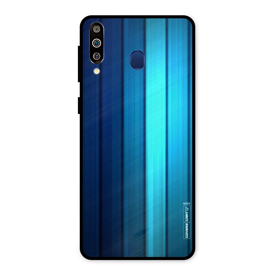 Blue Hues Metal Back Case for Galaxy M30