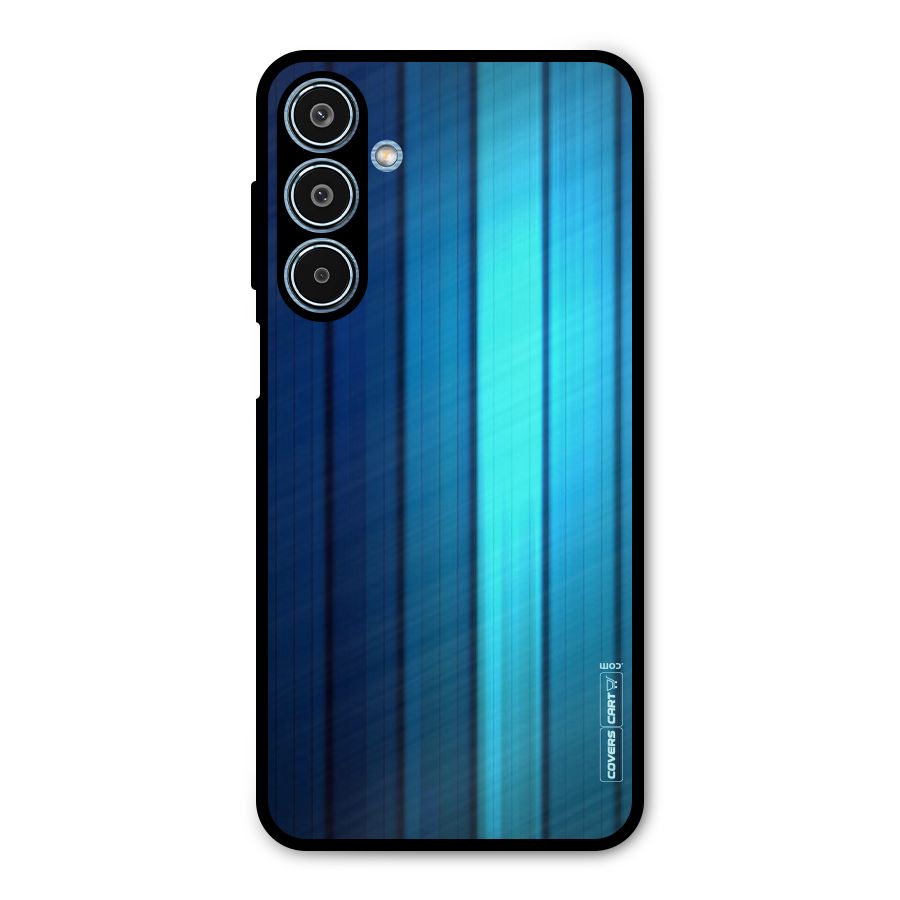 Blue Hues Metal Back Case for Galaxy M35