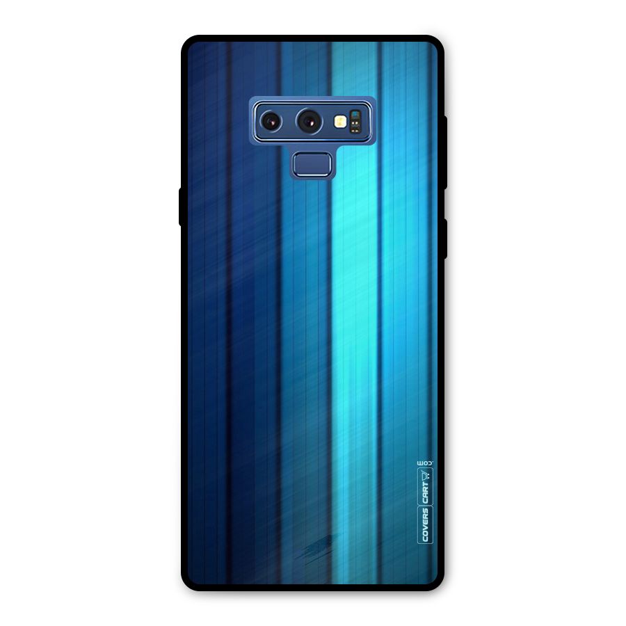 Blue Hues Metal Back Case for Galaxy Note 9