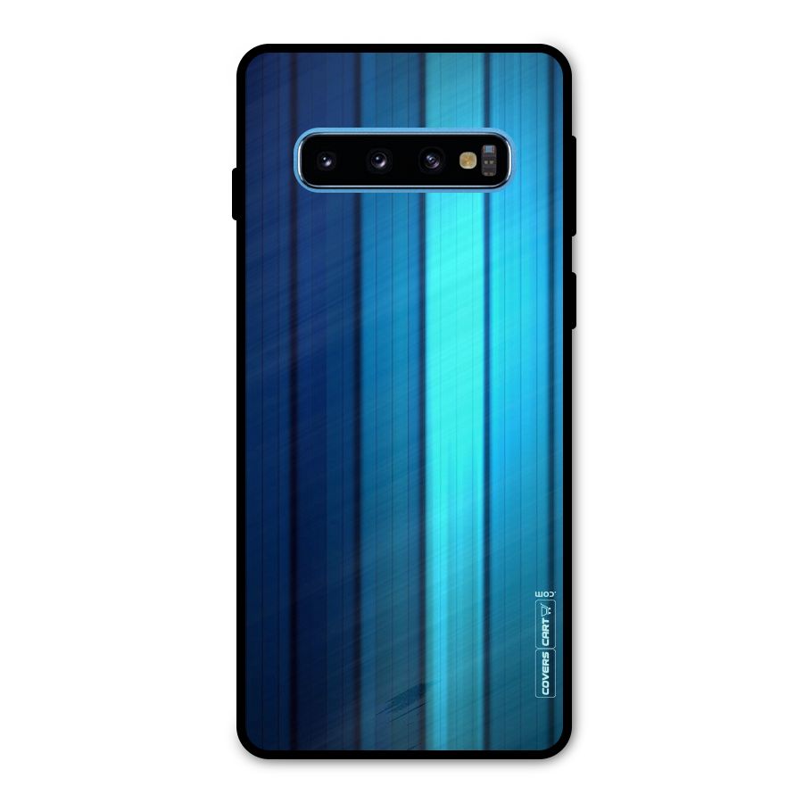 Blue Hues Metal Back Case for Galaxy S10