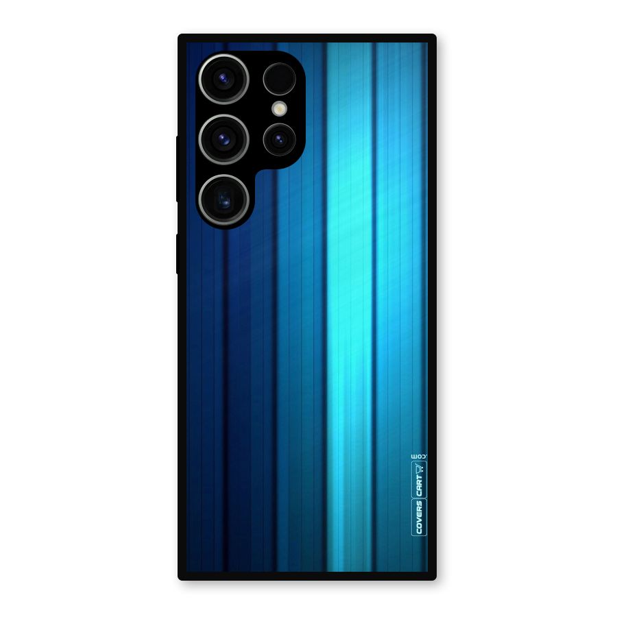 Blue Hues Metal Back Case for Galaxy S23 Ultra