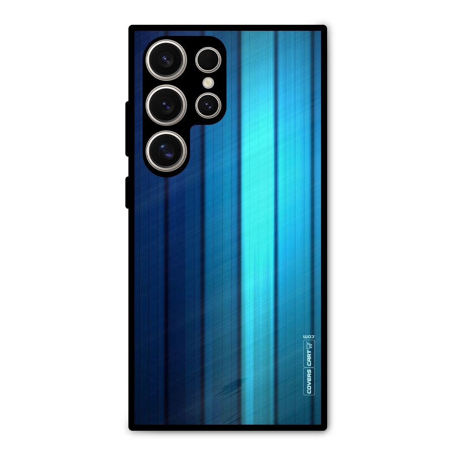 Blue Hues Metal Back Case for Galaxy S24 Ultra