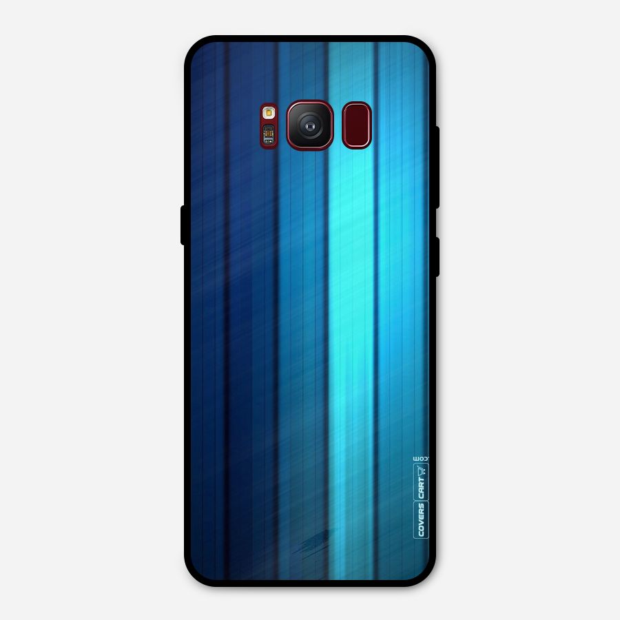 Blue Hues Metal Back Case for Galaxy S8