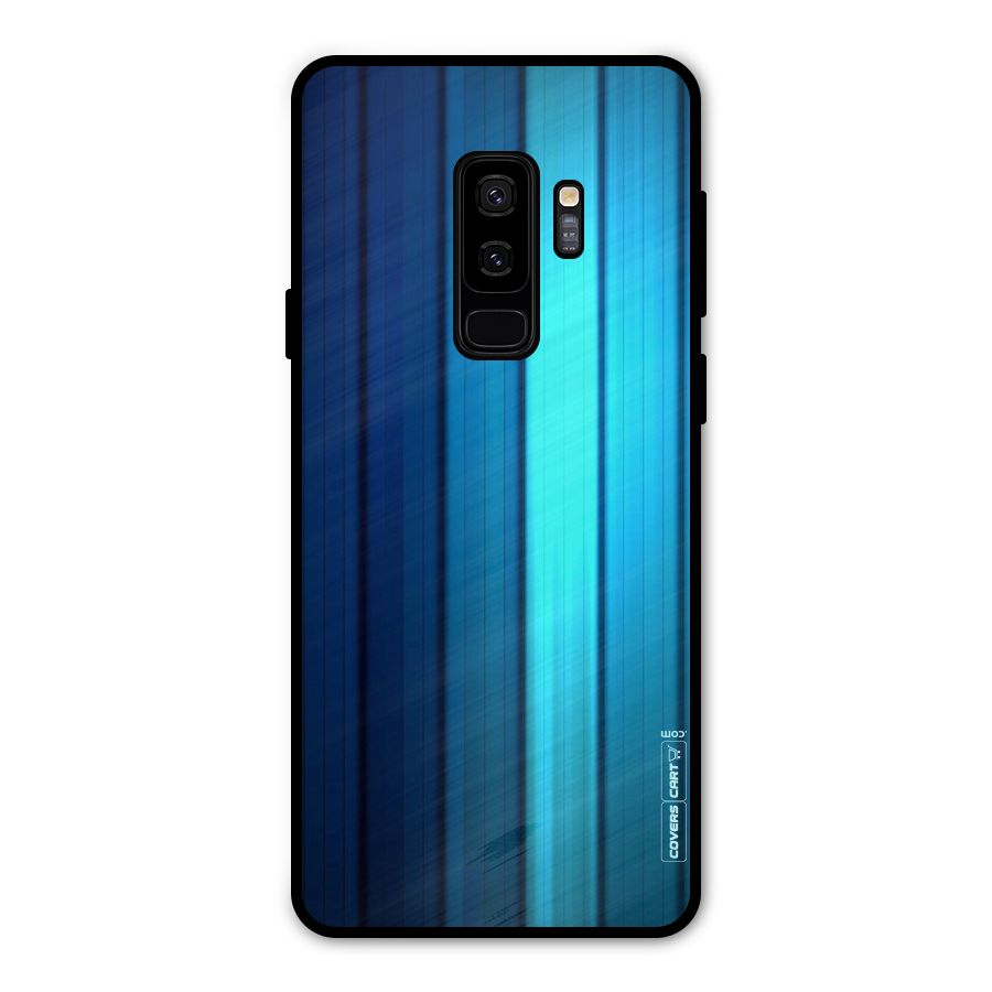 Blue Hues Metal Back Case for Galaxy S9 Plus