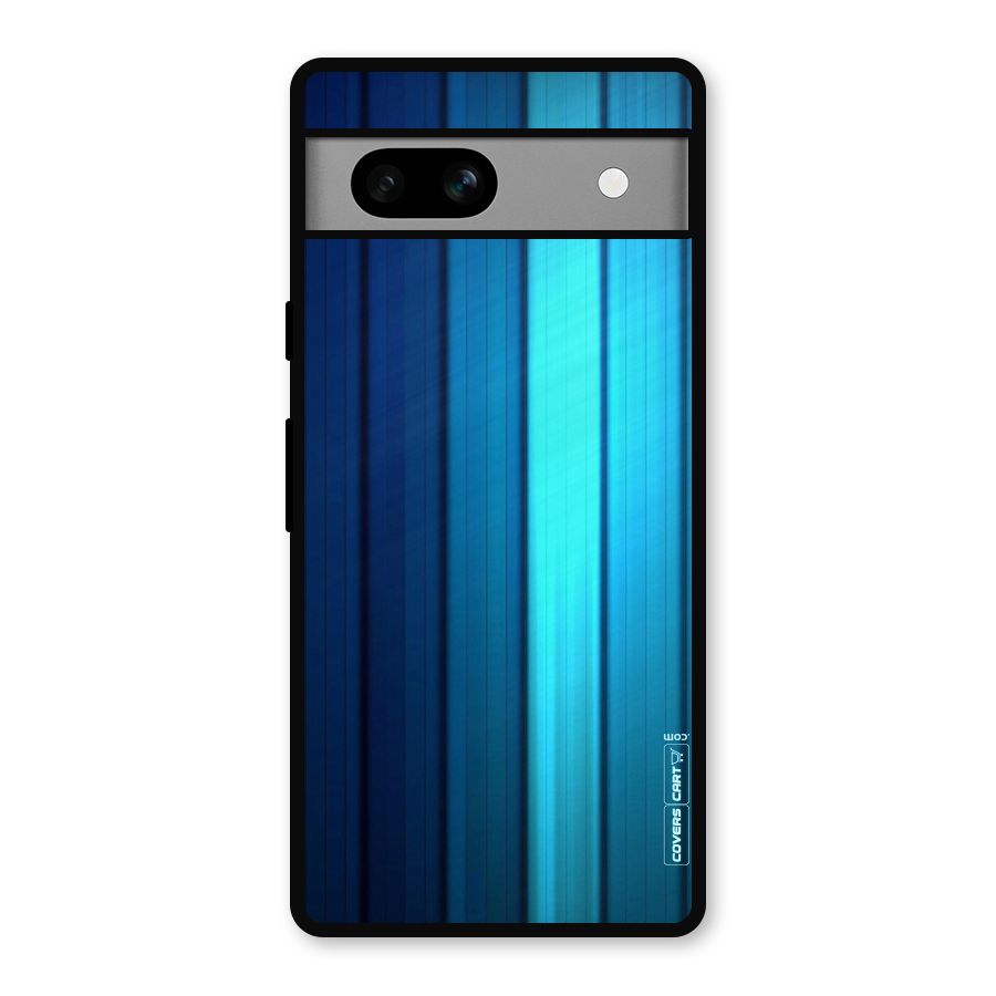 Blue Hues Metal Back Case for Google Pixel 7a