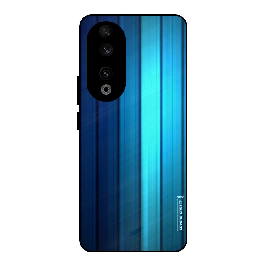 Blue Hues Metal Back Case for Honor 90