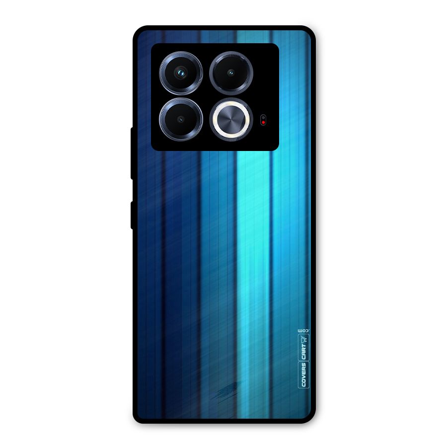 Blue Hues Metal Back Case for Infinix Note 40 5G