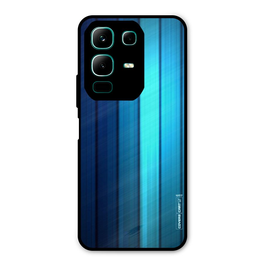 Blue Hues Metal Back Case for Infinix Note 50x