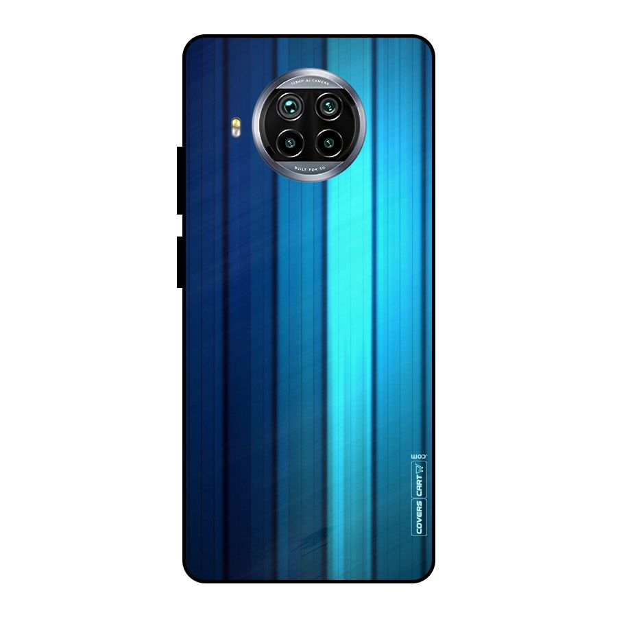Blue Hues Metal Back Case for Mi 10i